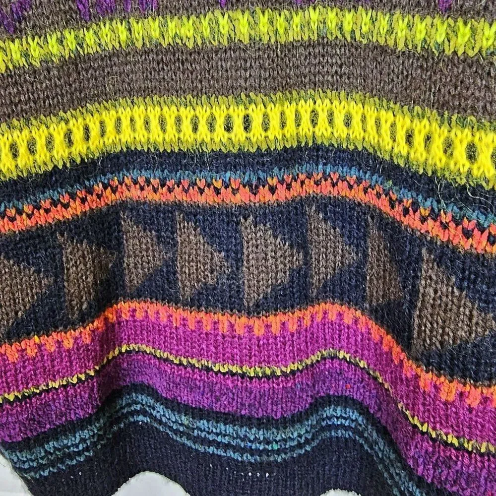 Susan Bristol Vintage Mohair Blend Tunic Cardigan Sweater Coat Y2K Size M - Picture 4 of 8